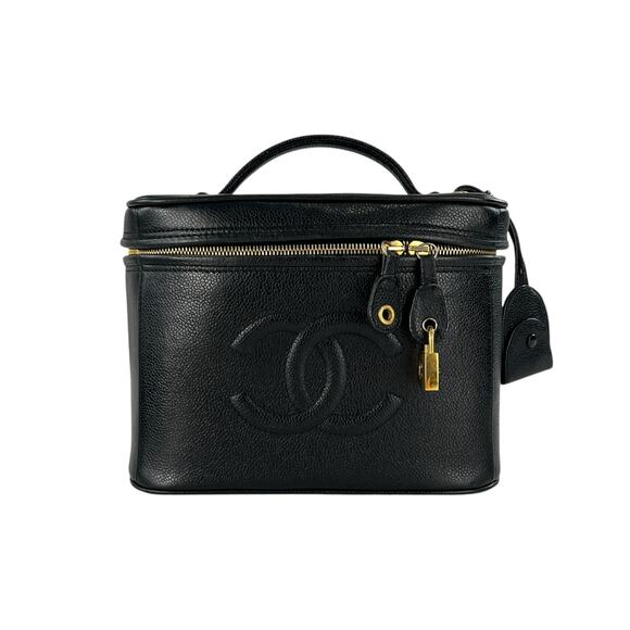 Chanel Vintage Caviar Leather Vanity Bag - Picture 1 of 8